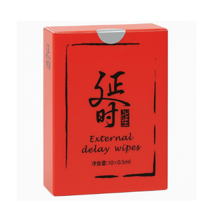 Indian God Oil Red External Delay Wipes 10 Pcs